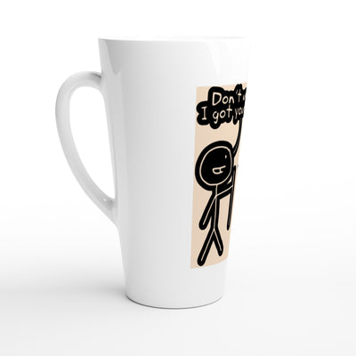 Comix travel battle - White Latte 17oz Ceramic Mug - Ecofuture